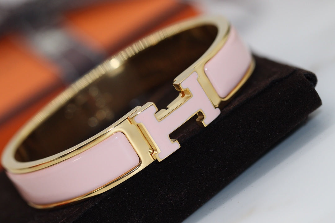 [⭐Maelin]H BRACELET 12MM PINK
