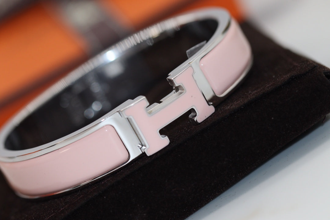 [⭐Maelin]H BRACELET 12MM PINK