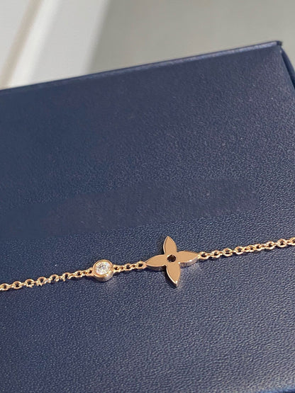 [⭐Maelin]STAR DIAMOND PINK GOLD BRACELET