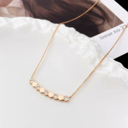 [⭐Maelin]BEE MY LOVE DIAMOND NECKLACE