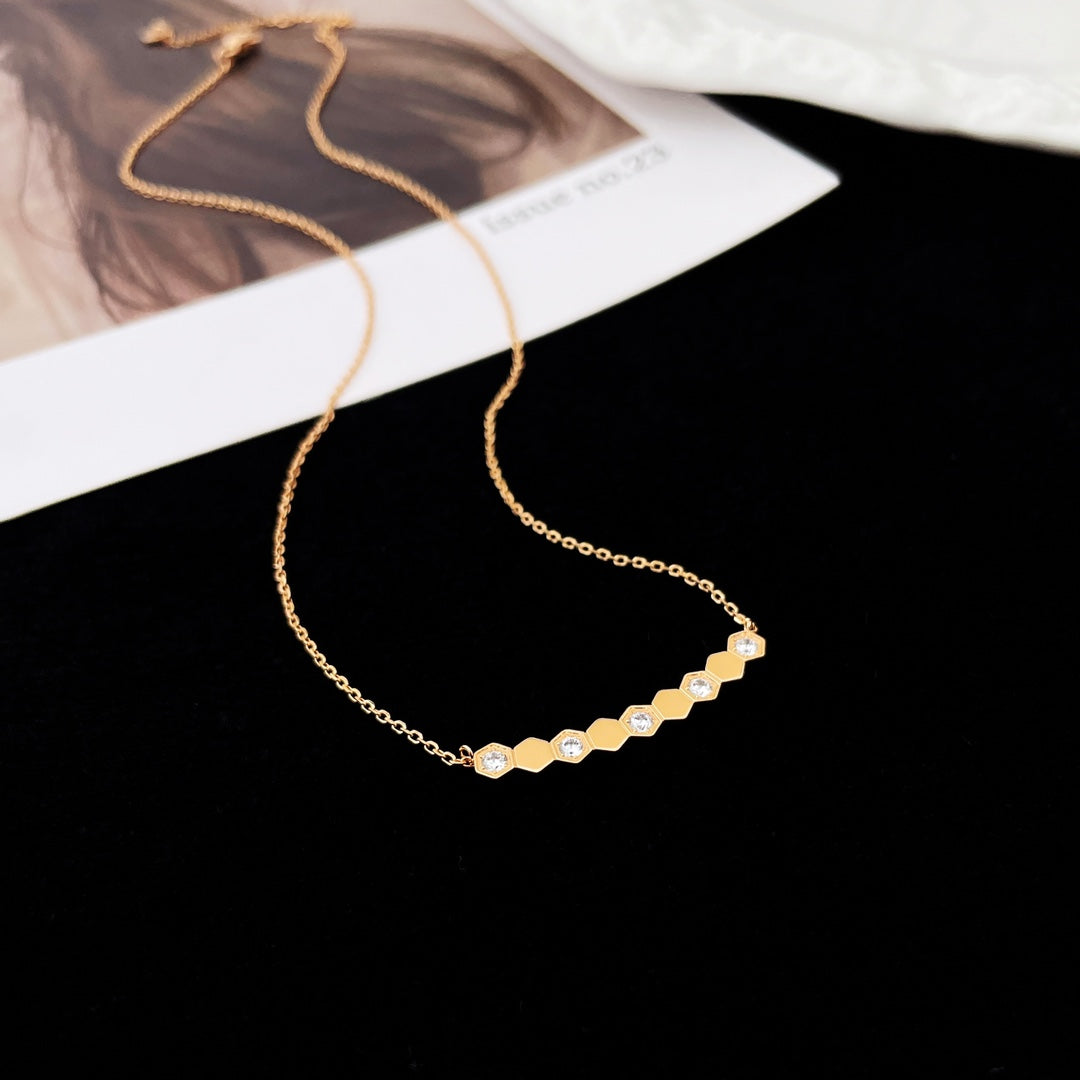 [⭐Maelin]BEE MY LOVE DIAMOND NECKLACE