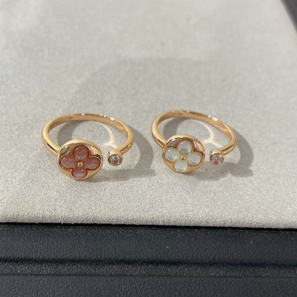 [⭐Maelin]SUN 1 DIAMOND PINK MOP RING