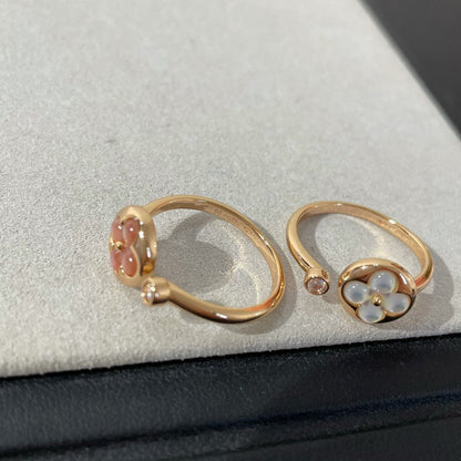 [⭐Maelin]SUN 1 DIAMOND PINK MOP RING