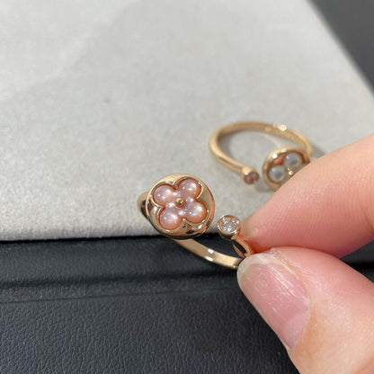 [⭐Maelin]SUN 1 DIAMOND PINK MOP RING