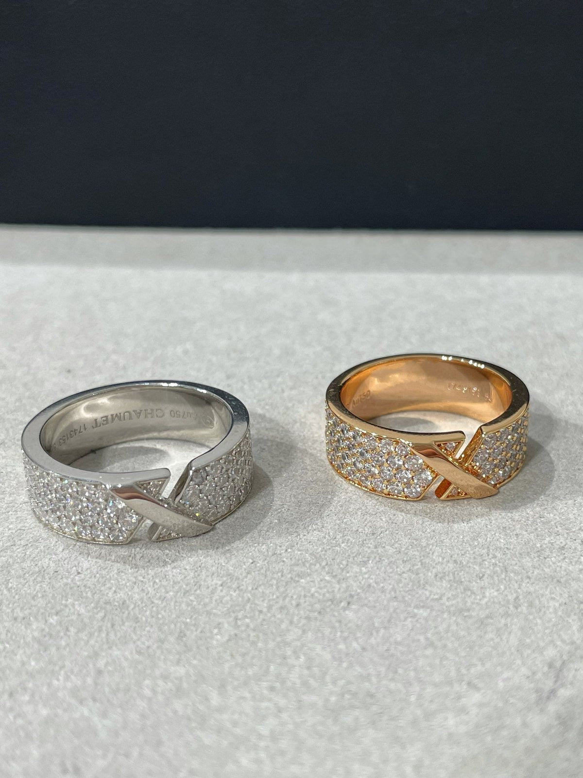 [⭐Maelin]LIENS EVIDENCE  DIAMOND PAVED RING