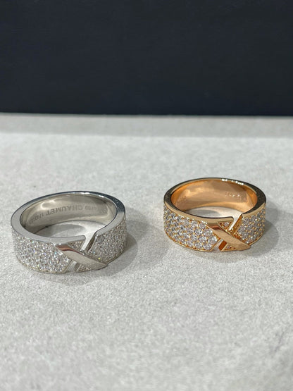 [⭐Maelin]LIENS EVIDENCE  DIAMOND PAVED RING