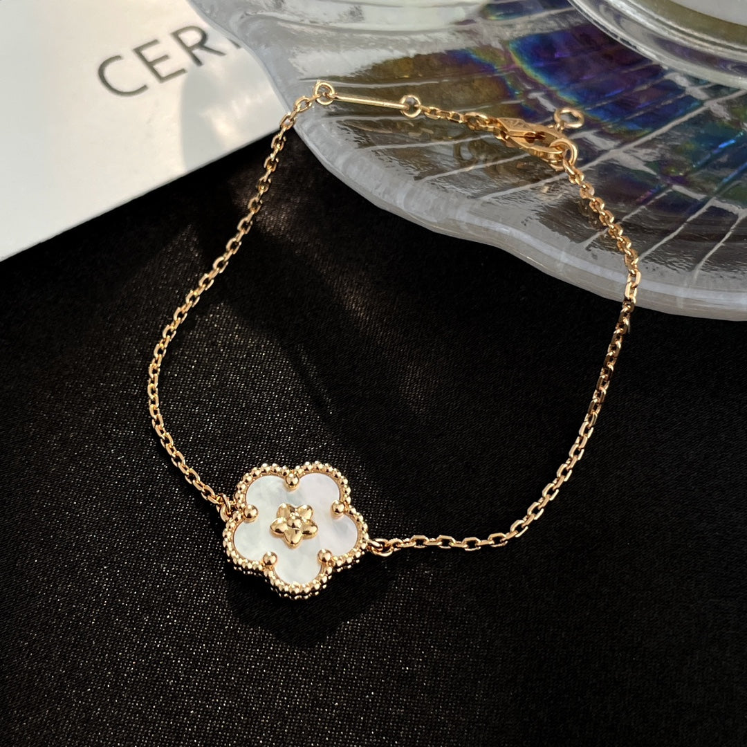 [⭐Maelin]LUCKY SPRING ROSE GOLD MOP BRACELET
