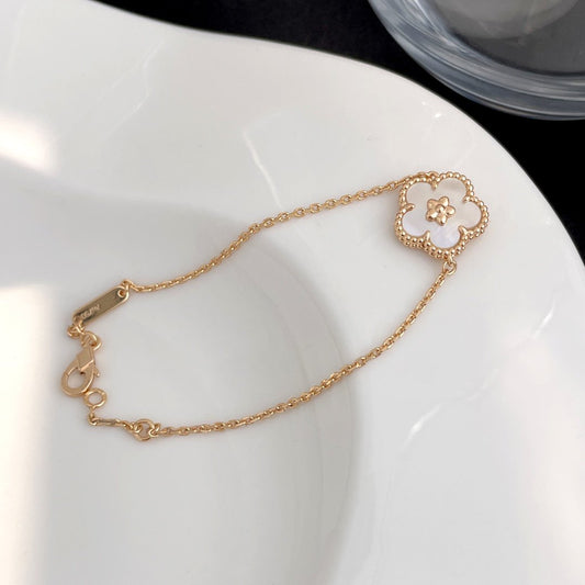 [⭐Maelin]LUCKY SPRING ROSE GOLD MOP BRACELET