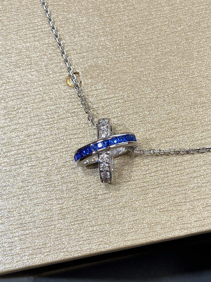 [⭐Maelin]LIENS DIAMOND SILVER NECKLACE