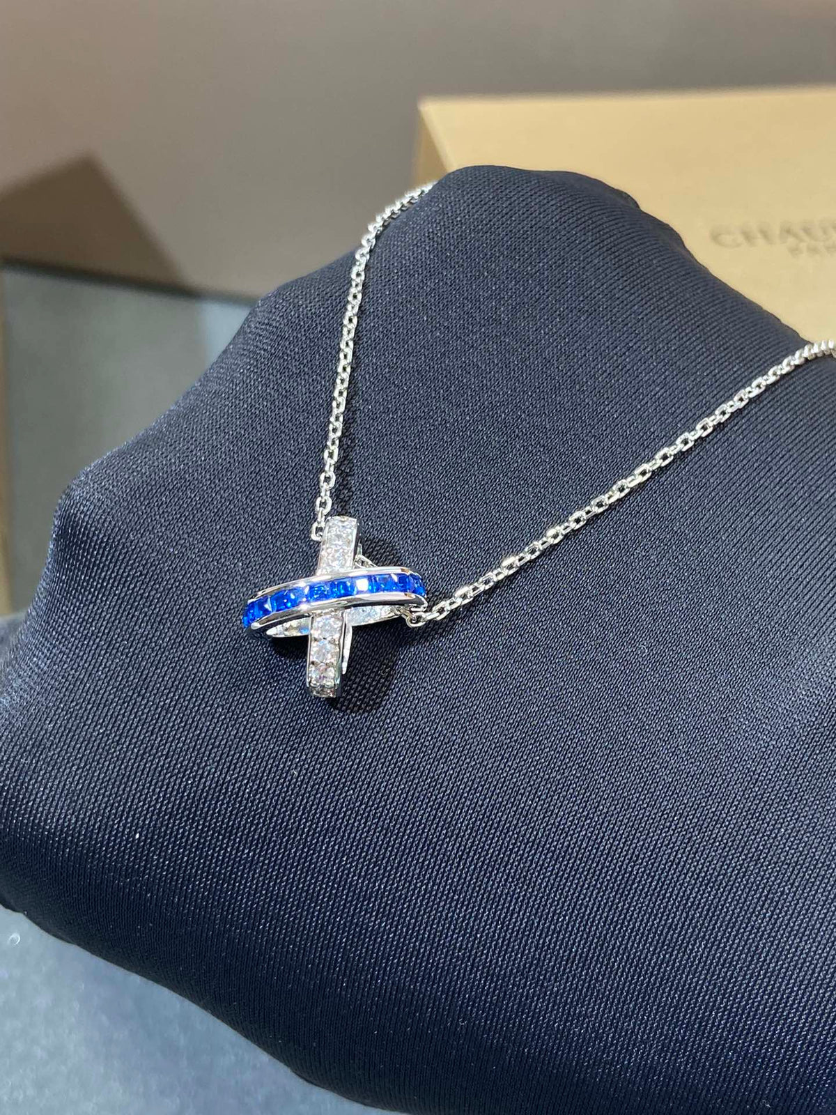 [⭐Maelin]LIENS DIAMOND SILVER NECKLACE