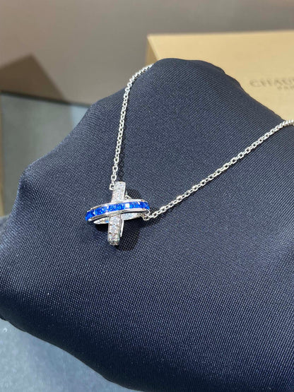 [⭐Maelin]LIENS DIAMOND SILVER NECKLACE