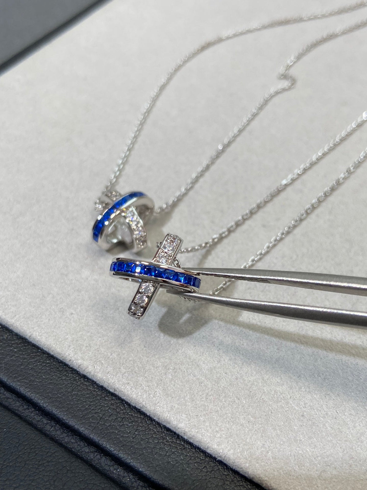 [⭐Maelin]LIENS DIAMOND SILVER NECKLACE