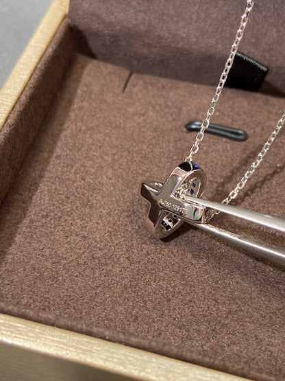 [⭐Maelin]LIENS DIAMOND SILVER NECKLACE
