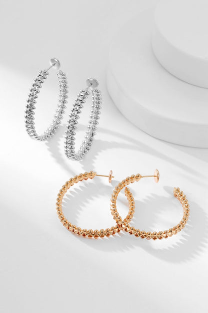 [⭐Maelin]CLASH HOOP EARRINGS