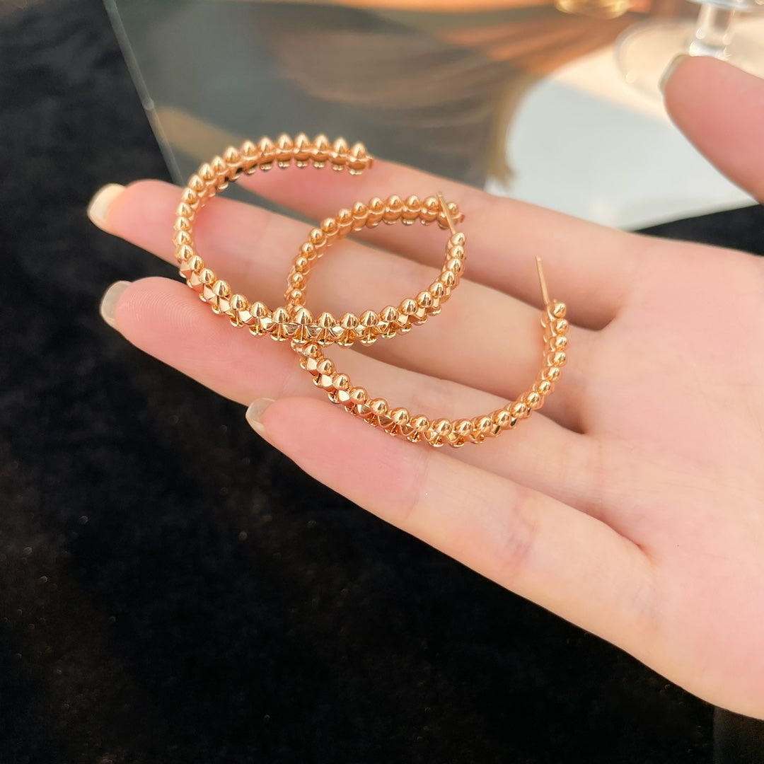 [⭐Maelin]CLASH HOOP EARRINGS