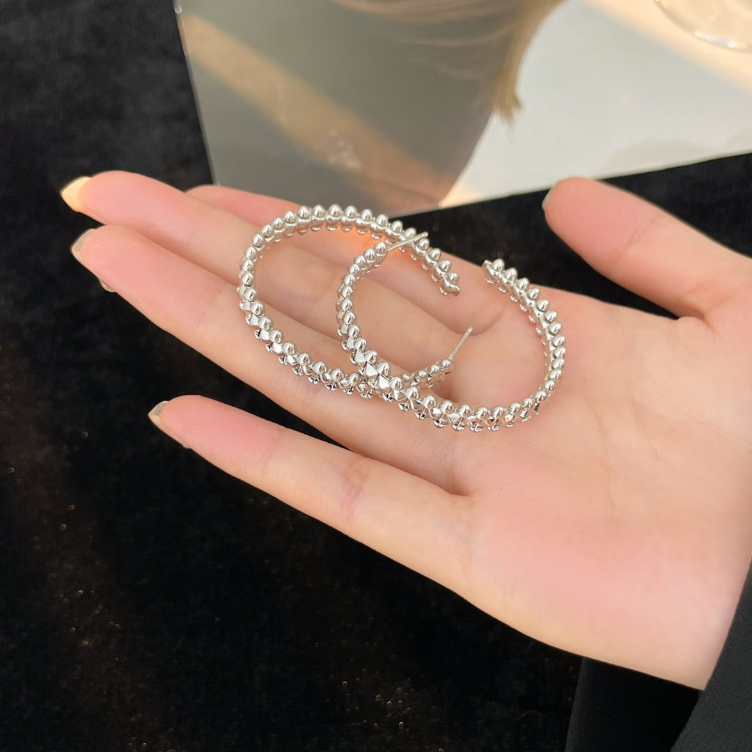[⭐Maelin]CLASH HOOP EARRINGS
