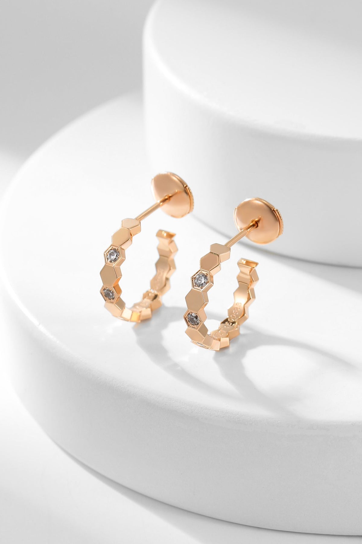[⭐Maelin]BEE LOVE DIAMOND HOOP EARRINGS