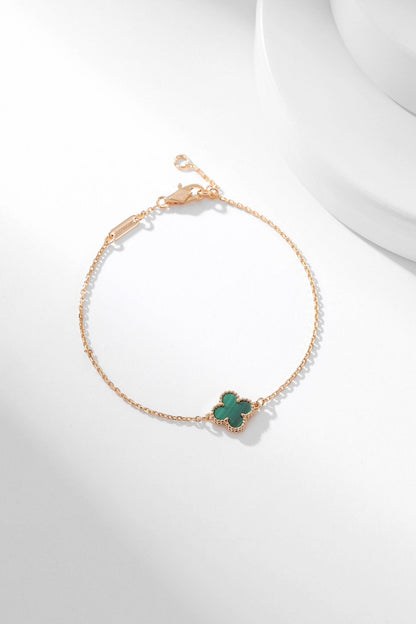 [⭐Maelin]CLOVER BRACELET MALACHITE 1 MOTIF