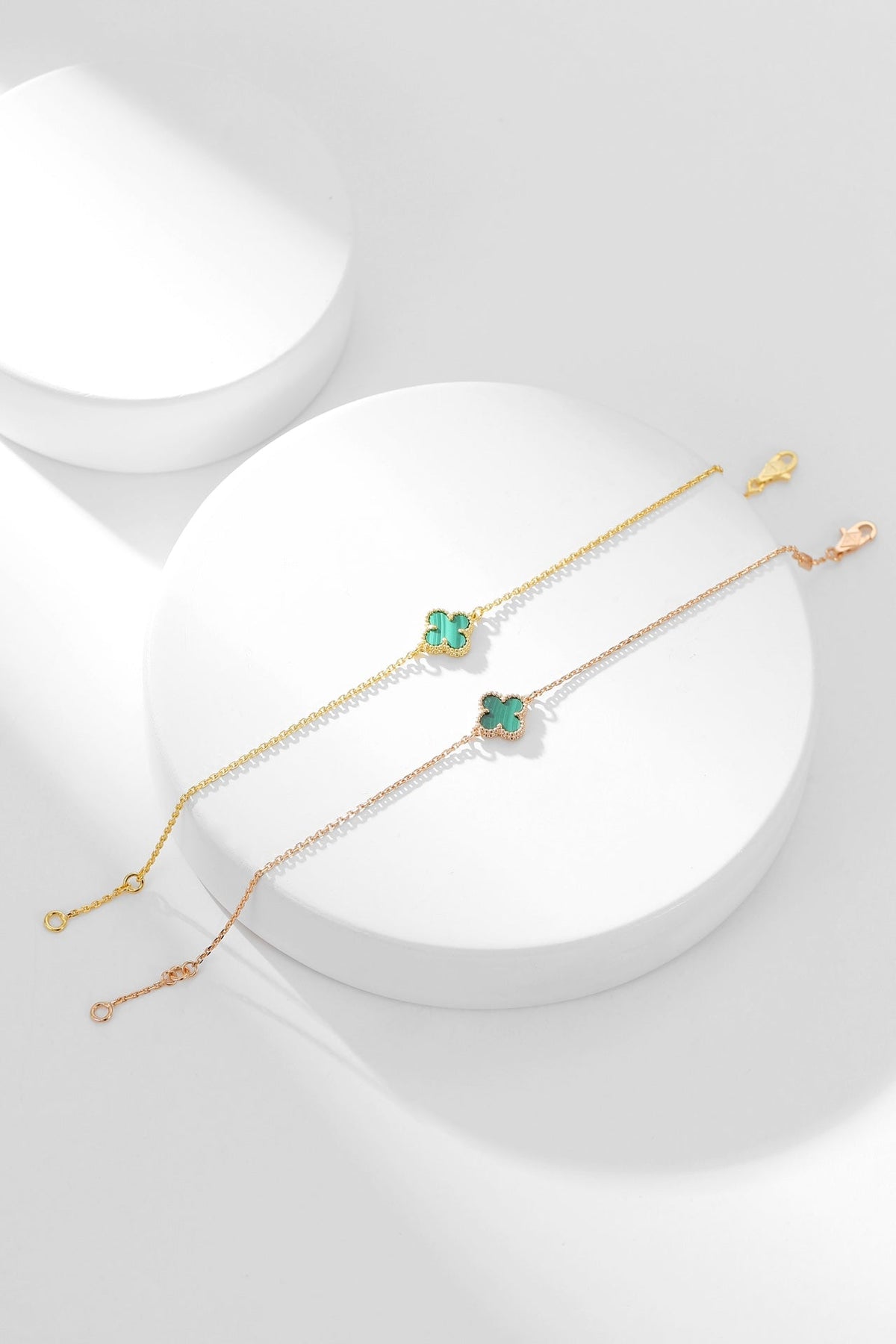 [⭐Maelin]CLOVER BRACELET MALACHITE 1 MOTIF