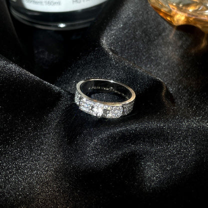 [⭐Maelin]KELLY SILVER DIAMOND RING