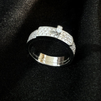 [⭐Maelin]KELLY SILVER DIAMOND RING