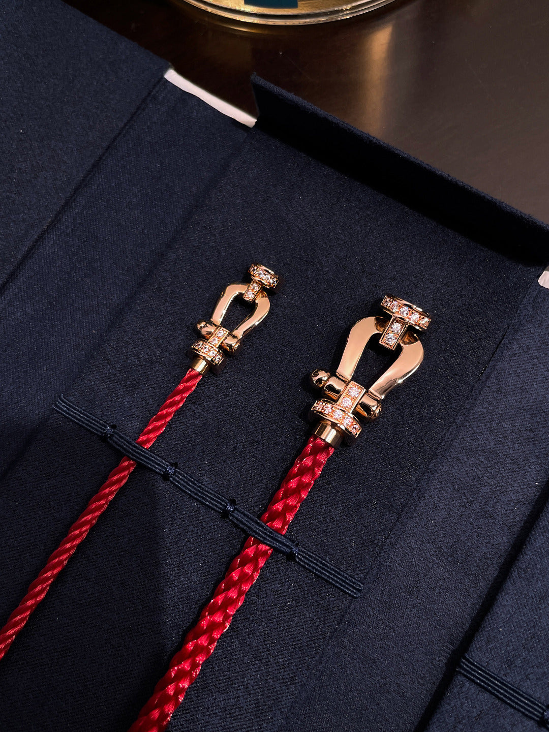 [⭐Maelin]FORCE 10 HALF DIAMOND PINK GOLD RED CORDERI LARGE AND MEDIUM MODEL
