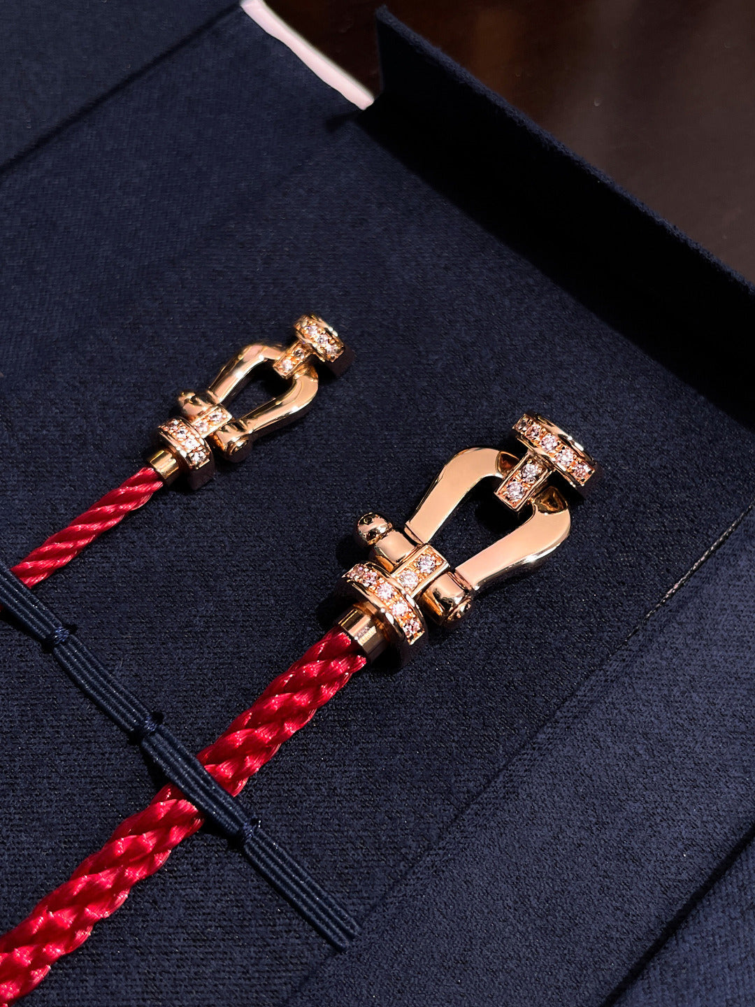 [⭐Maelin]FORCE 10 HALF DIAMOND PINK GOLD RED CORDERI LARGE AND MEDIUM MODEL