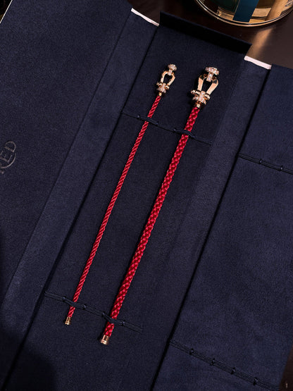 [⭐Maelin]FORCE 10 HALF DIAMOND PINK GOLD RED CORDERI LARGE AND MEDIUM MODEL