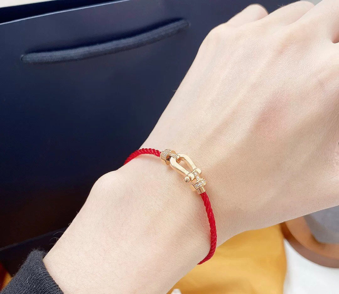[⭐Maelin]FORCE 10 HALF DIAMOND PINK GOLD RED CORDERI LARGE AND MEDIUM MODEL