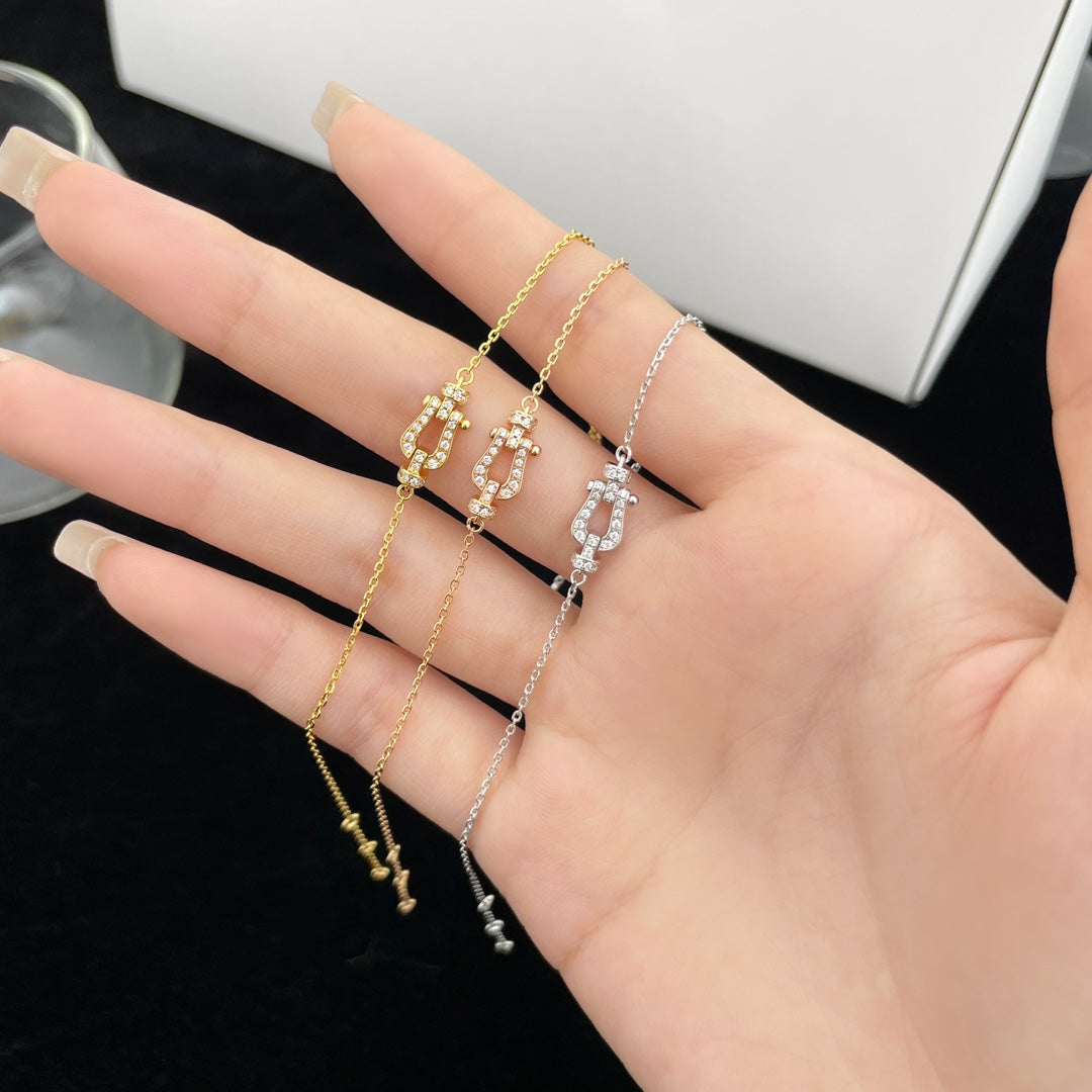 [⭐Maelin]FORCE 10 FULL DIAMOND BUCKLE CHAIN LINK MINI MODEL