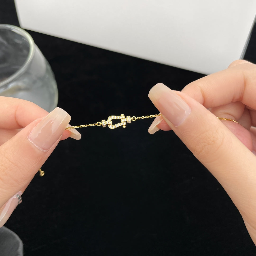 [⭐Maelin]FORCE 10 FULL DIAMOND BUCKLE CHAIN LINK MINI MODEL