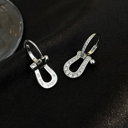 [⭐Maelin]FORCE 10 FULL DIAMOND DROP EARRINGS MEDIUM MODEL