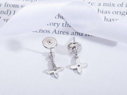 [⭐Maelin]VIDYLLE SILVER DIAMOND MINI DROP EARRINGS