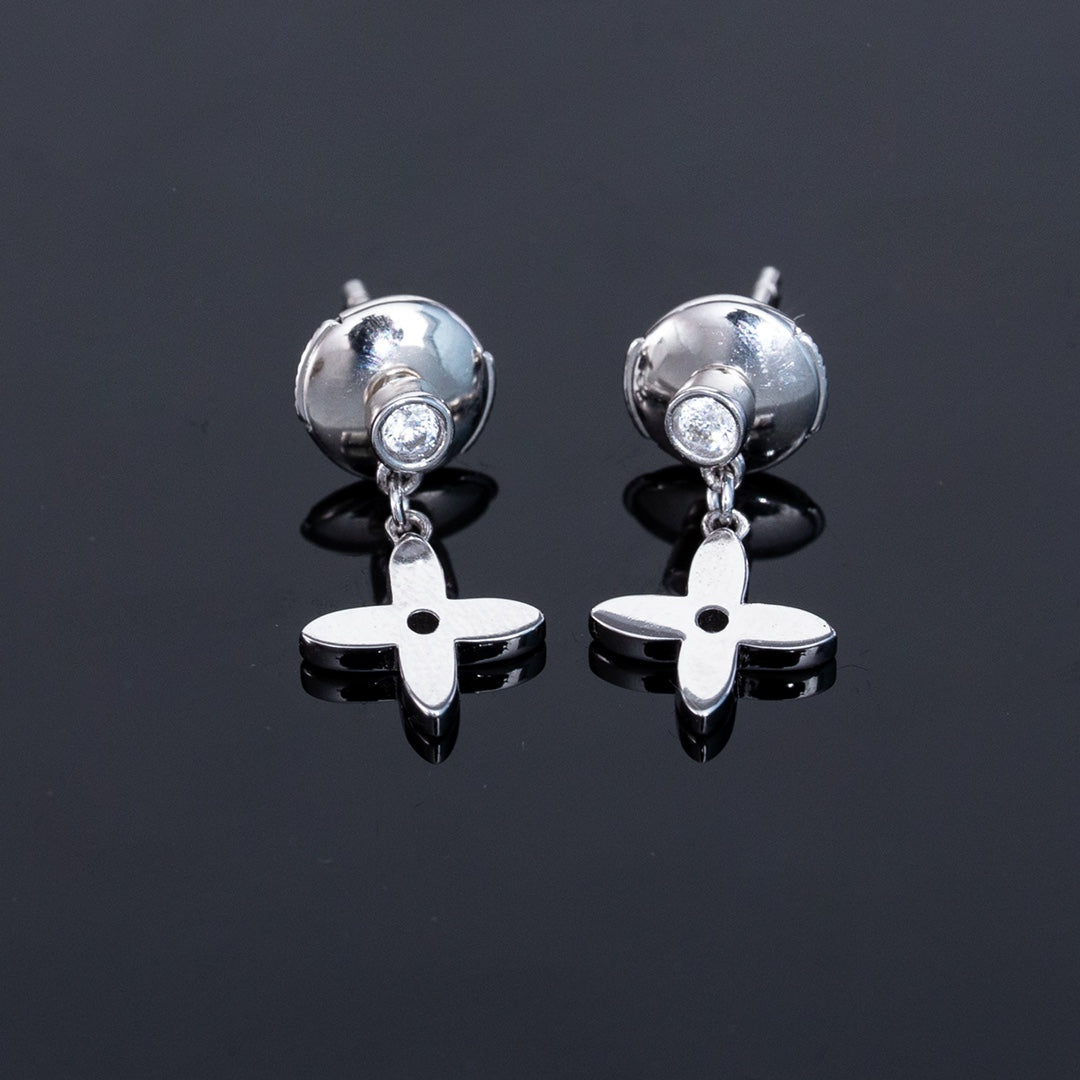 [⭐Maelin]VIDYLLE SILVER DIAMOND MINI DROP EARRINGS