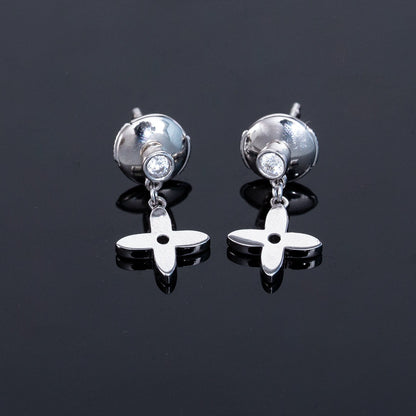 [⭐Maelin]VIDYLLE SILVER DIAMOND MINI DROP EARRINGS