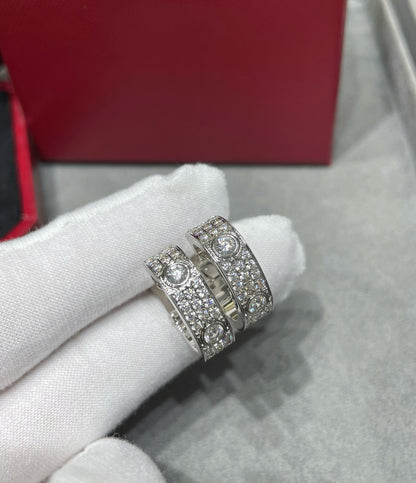[⭐Maelin]LOVE 5.5MM DIAMOND PAVED EARRINGS