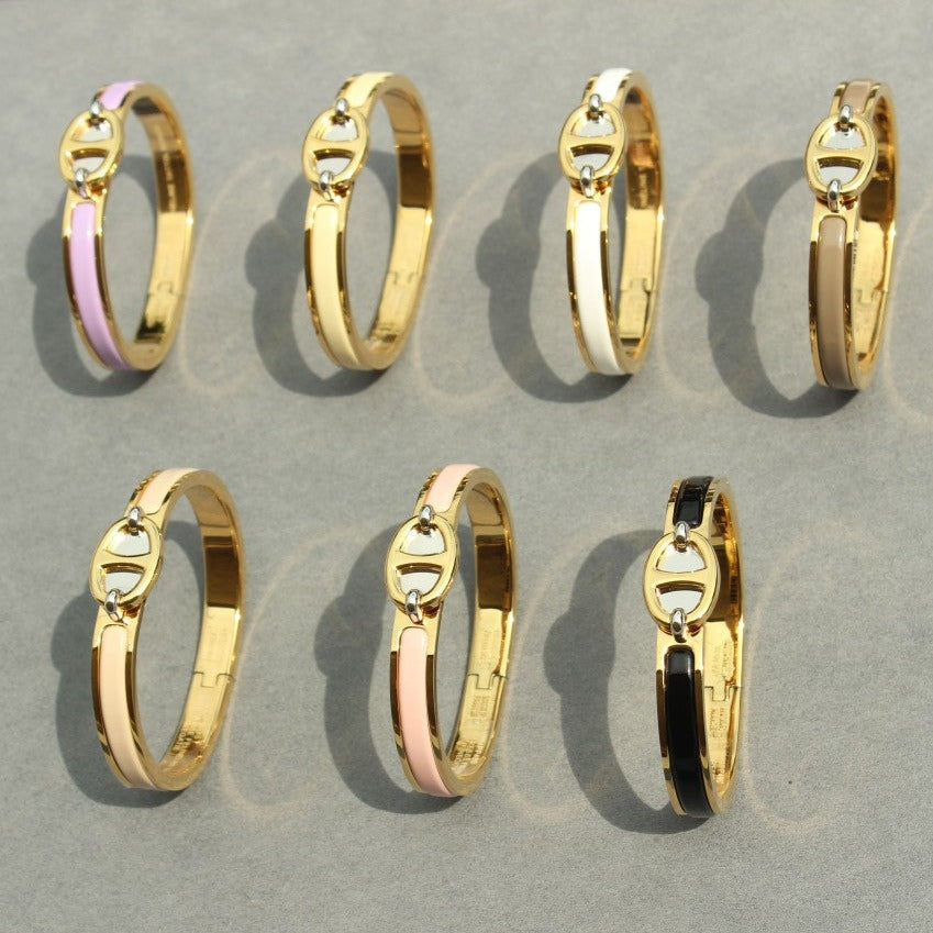 [⭐Maelin]CLIC CHAINE GOLD BRACELET