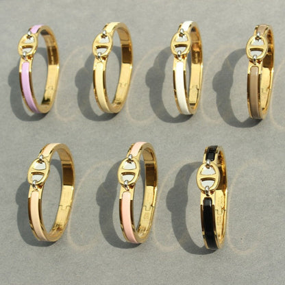 [⭐Maelin]CLIC CHAINE GOLD BRACELET
