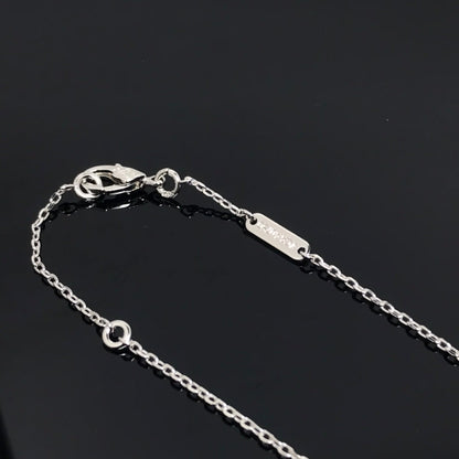 [⭐Maelin]CLOVER PIETERSITE SILVER LONG NECKLACE