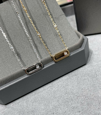 [⭐Maelin]MOVE UNO DIAMOND NECKLACE