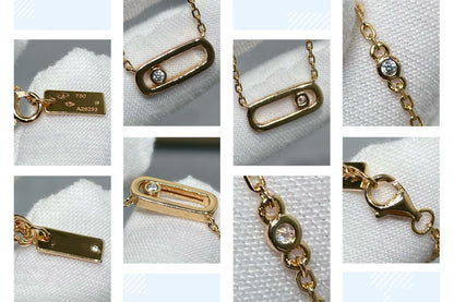 [⭐Maelin]MOVE UNO DIAMOND NECKLACE
