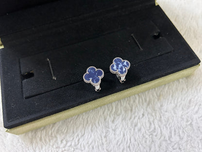 [⭐Maelin]CLOVER PIETERSITE MEDIUM STUD EARRINGS