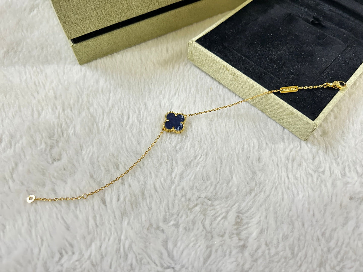 [⭐Maelin]CLOVER 1 MOTIF PIETERSITE BRACELET