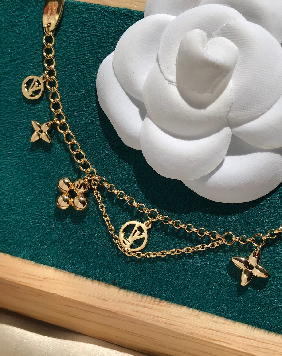 [⭐Maelin]BLOOMING PINK GOLD MOP BRACELET