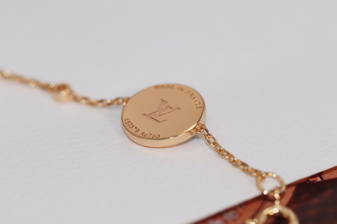 [⭐Maelin]STAR AND SUN 4 MOTIF PINK GOLD MALACHITE BRACELET