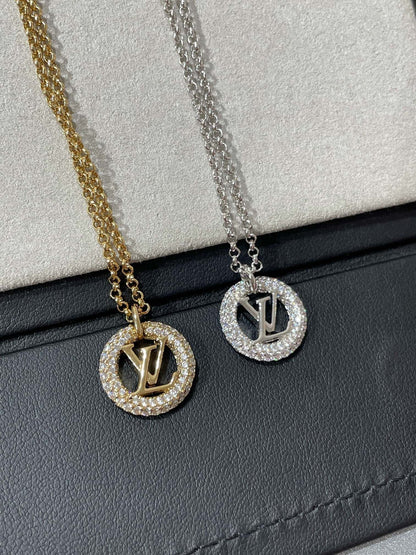 [⭐Maelin]BY NIGHT DIAMOND PAVED NECKLACE