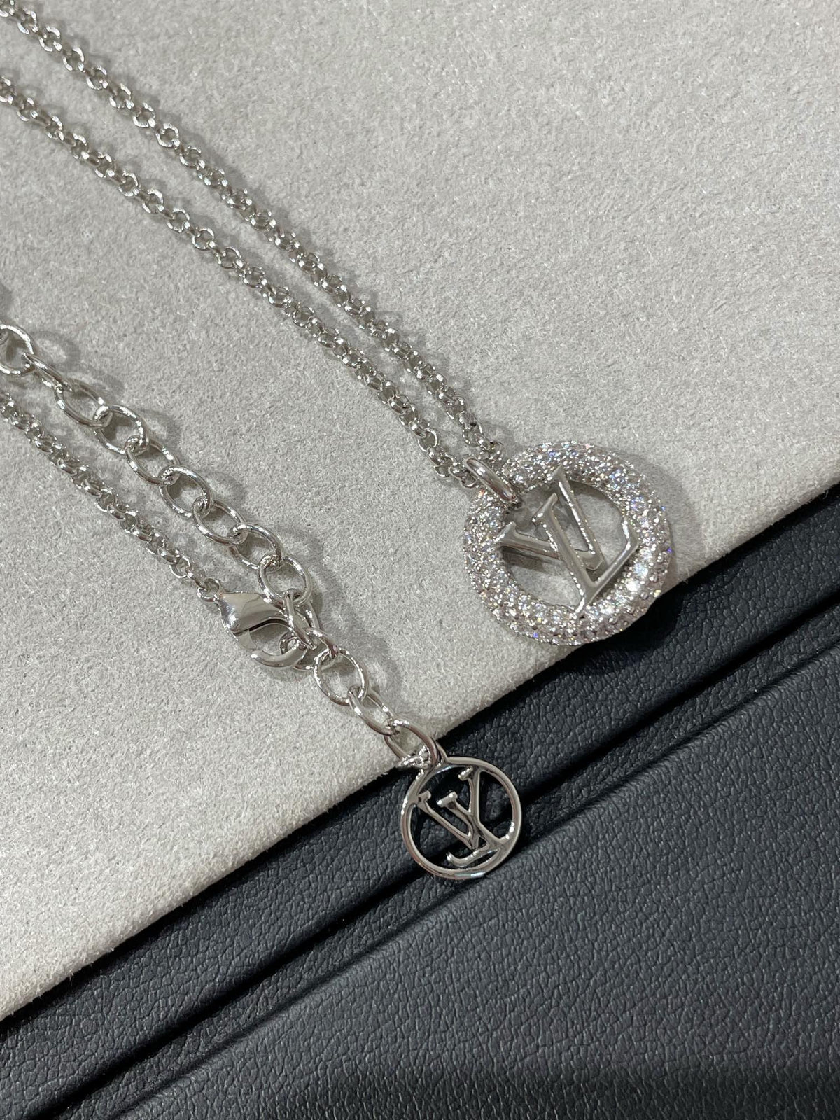 [⭐Maelin]BY NIGHT DIAMOND PAVED NECKLACE