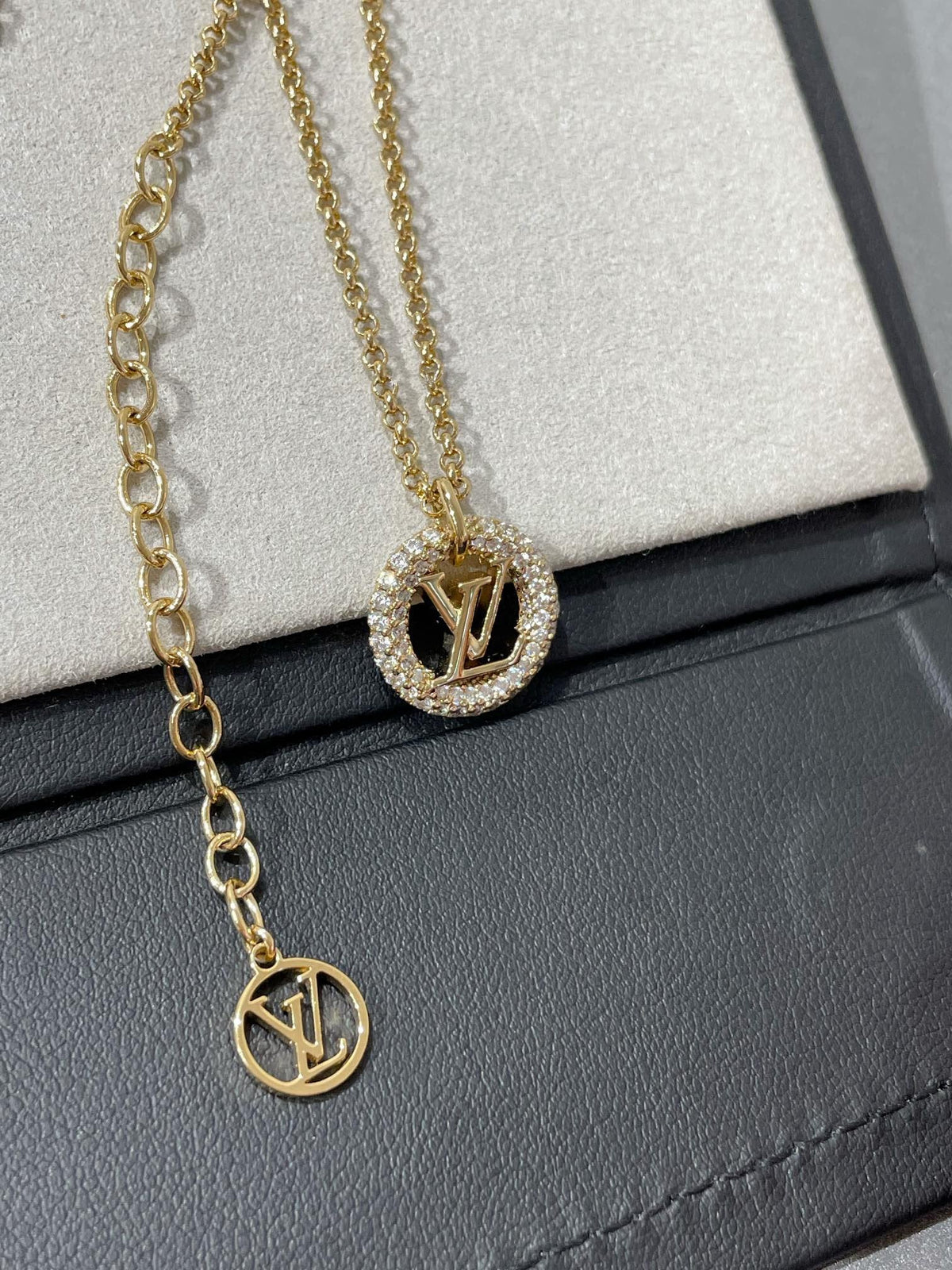 [⭐Maelin]BY NIGHT DIAMOND PAVED NECKLACE