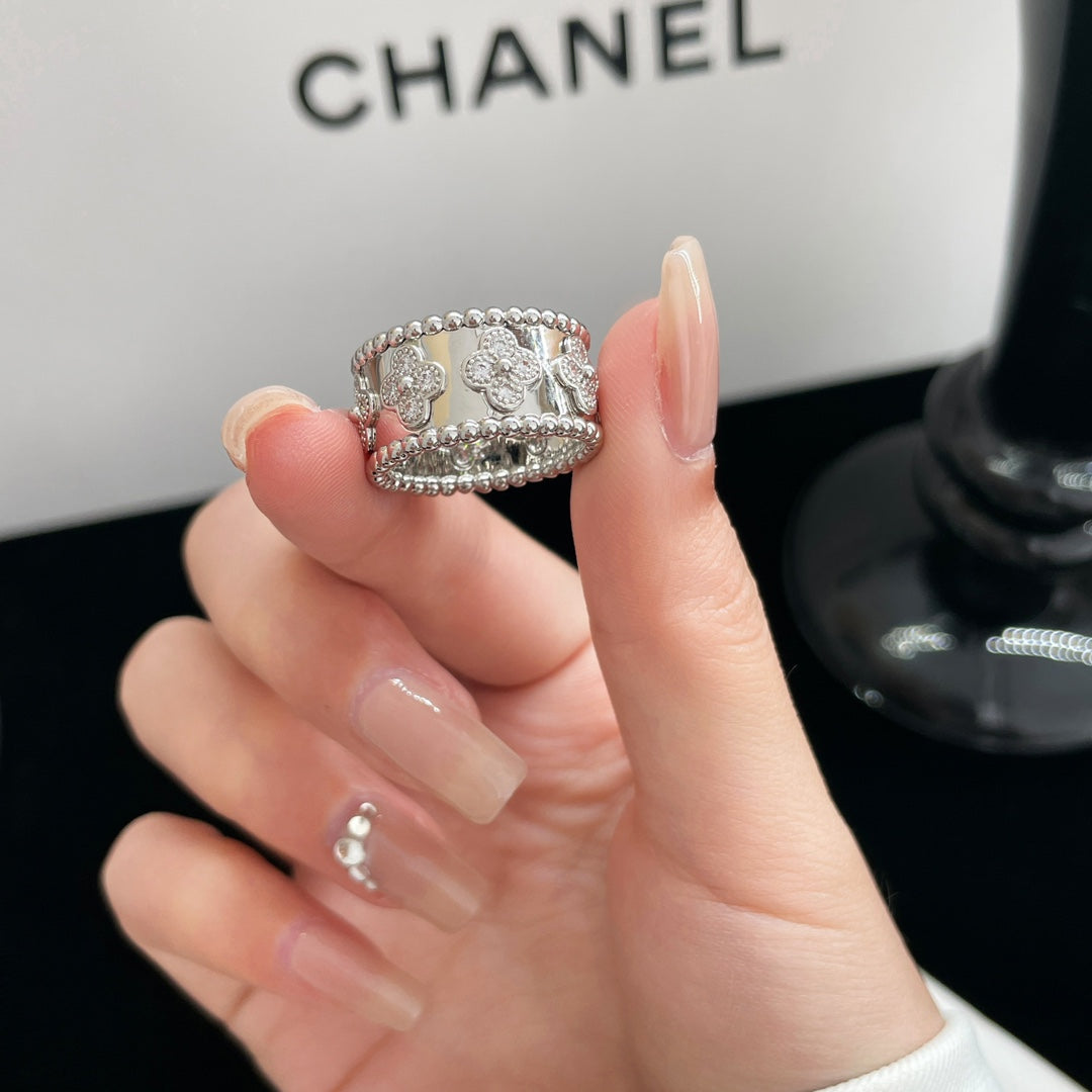 [⭐Maelin]PERLEE DIAMOND LARGE RING