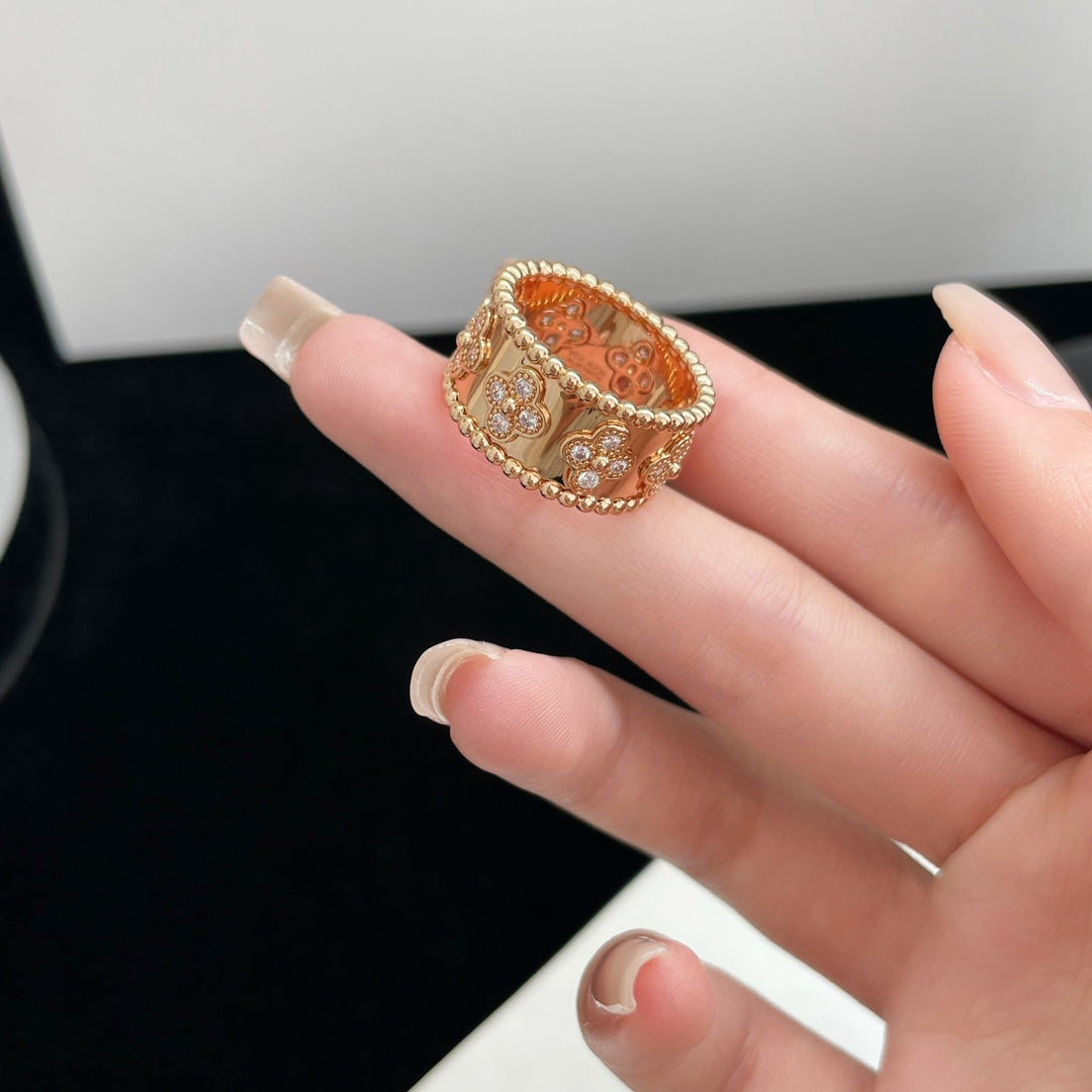 [⭐Maelin]PERLEE DIAMOND LARGE RING